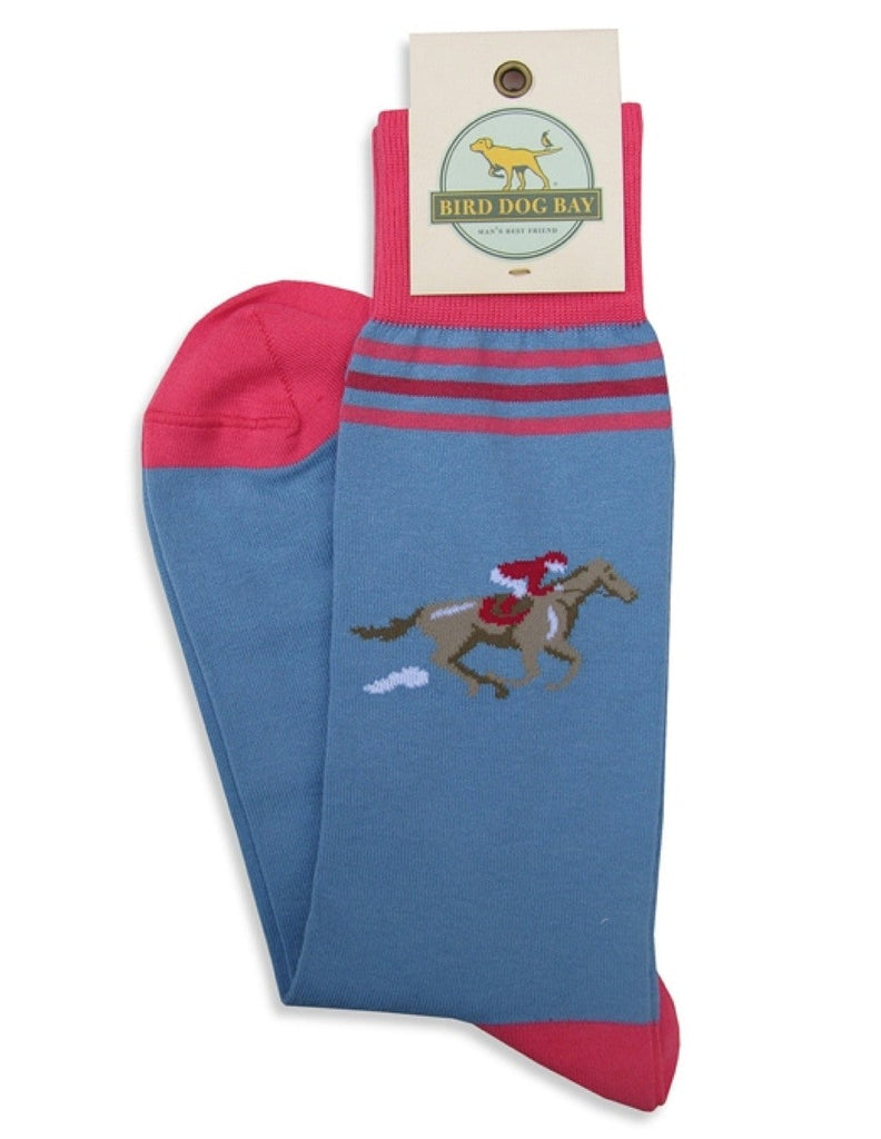 American Made Collared Greens Socks Blue Made in the USA