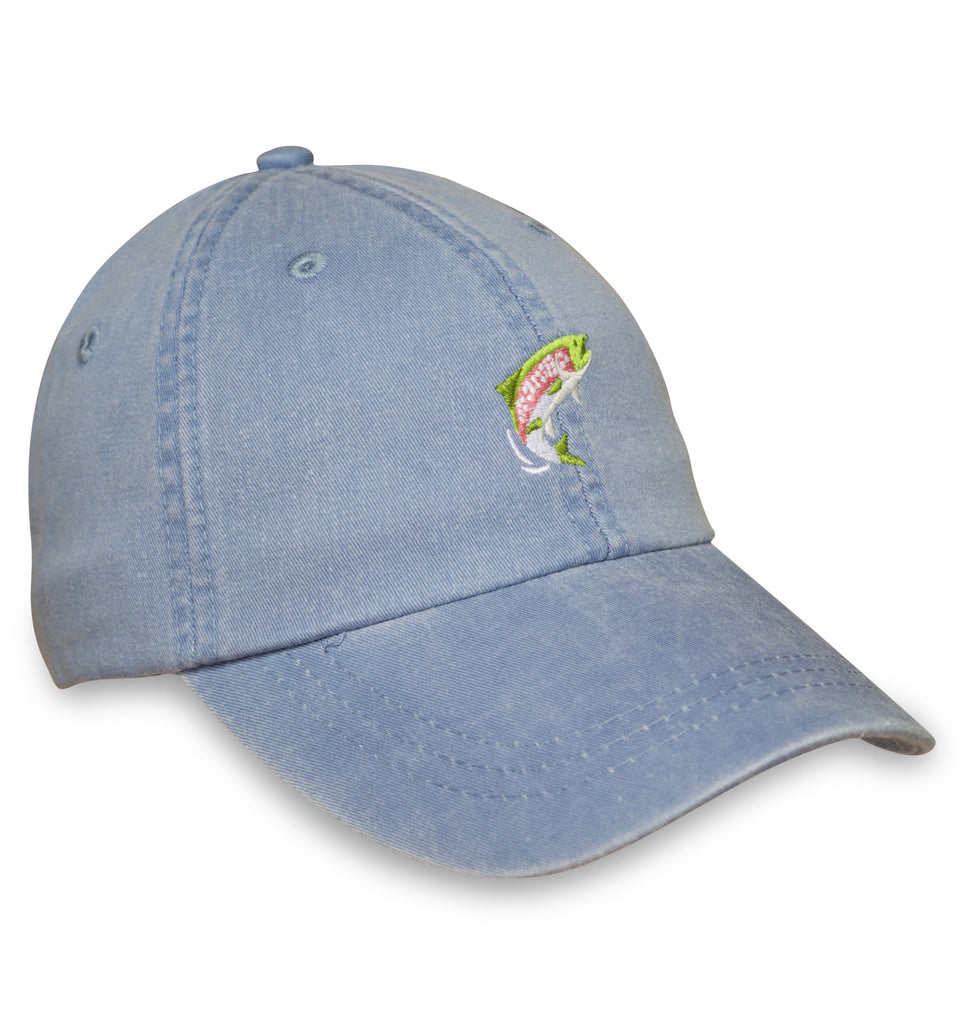 American Made Collared Greens Caps Blue Made in the USA