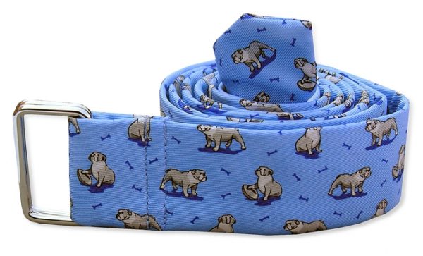 Bulldog Bonanza: Belt - Light Blue