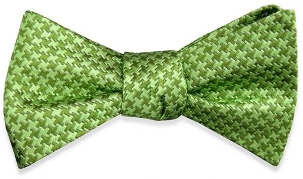 Houndstooth: Bow - Lime