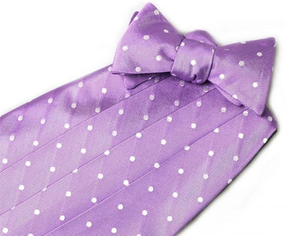 Spot On: Cummerbund - Violet