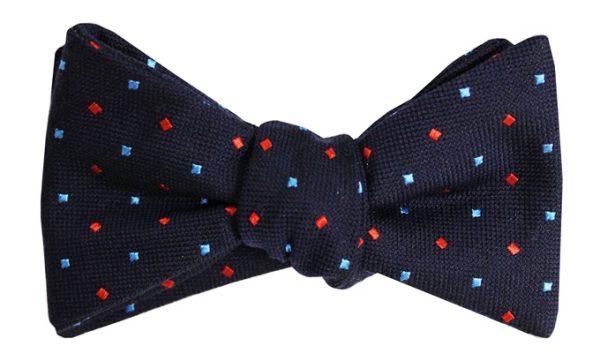 Wooly Neat: Bow - Navy