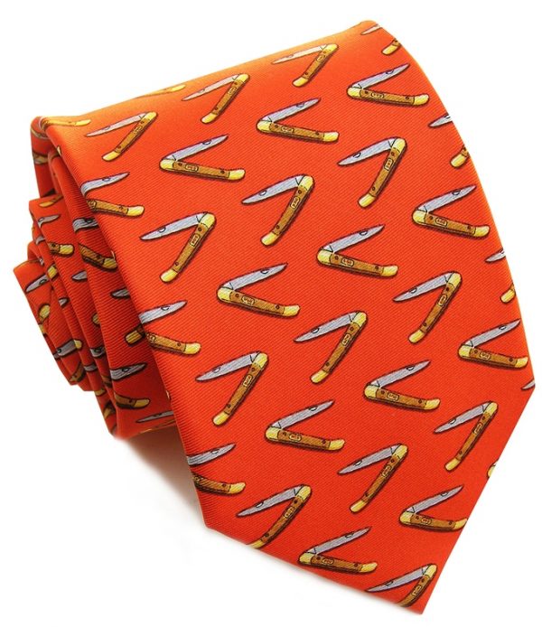 Mack the Knife: Tie - Orange