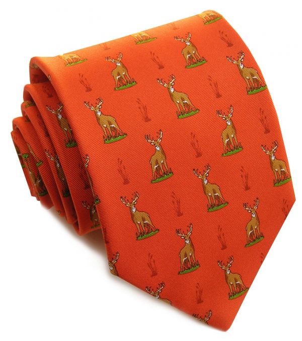 Buck Stops Here: Tie - Orange