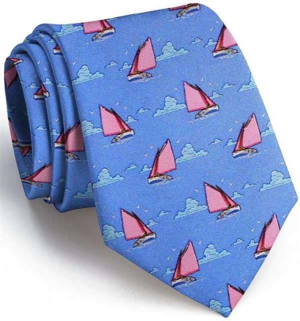 Catboat Race: Tie - Blue/Pink