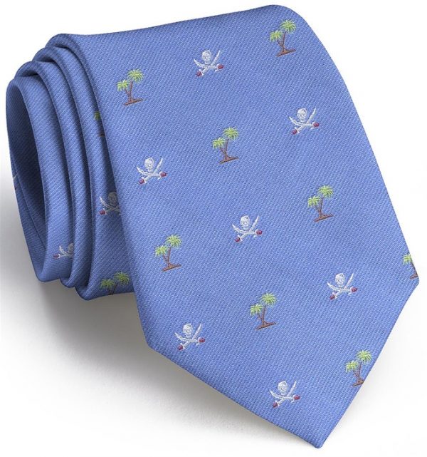 Jolly Roger English Woven Pedigree: Tie - Blue