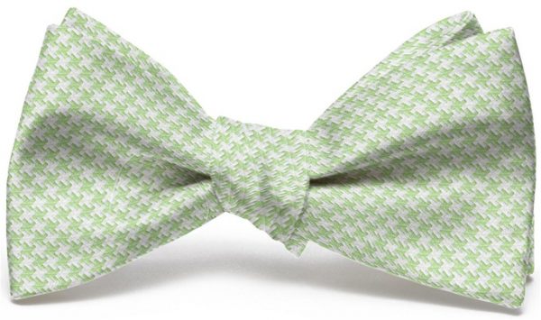 Houndstooth: Bow - Light Green