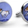 Playing Jacks: Cufflinks - Blue