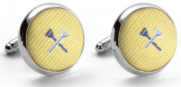 Pedigree Tee Time: Cufflinks - Yellow