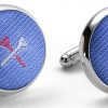 Pedigree Tee Time: Cufflinks - Blue