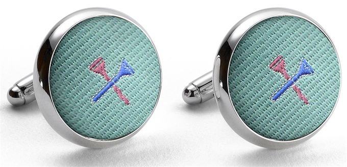 Pedigree Tee Time: Cufflinks - Mint