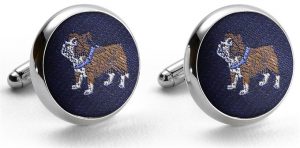 Pedigree Bulldog: Cufflinks - Navy