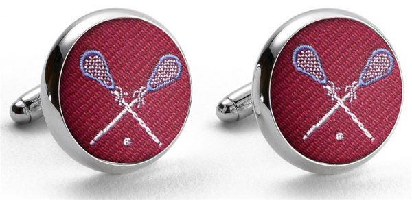 Pedigree Lacrosse: Cufflinks - Red