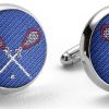 Pedigree Lacrosse: Cufflinks - Blue