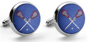 Pedigree Lacrosse: Cufflinks - Blue