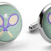 Pedigree Tennis Racket: Cufflinks - Mint