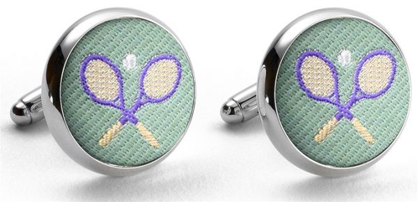 Pedigree Tennis Racket: Cufflinks - Mint