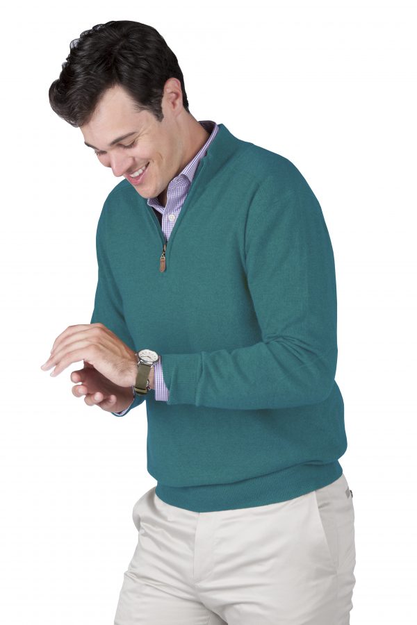 100% Merino Wool Quarter Zip Sweater – Eddy