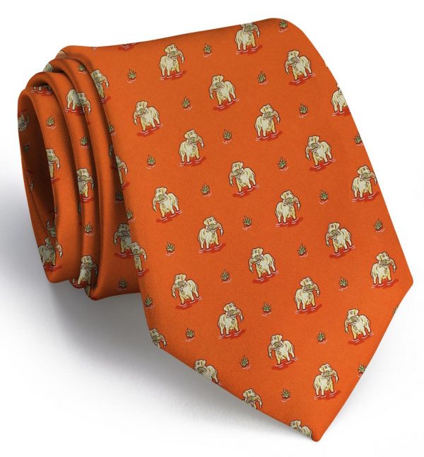 Duck Dogs: Tie - Orange with Yellow