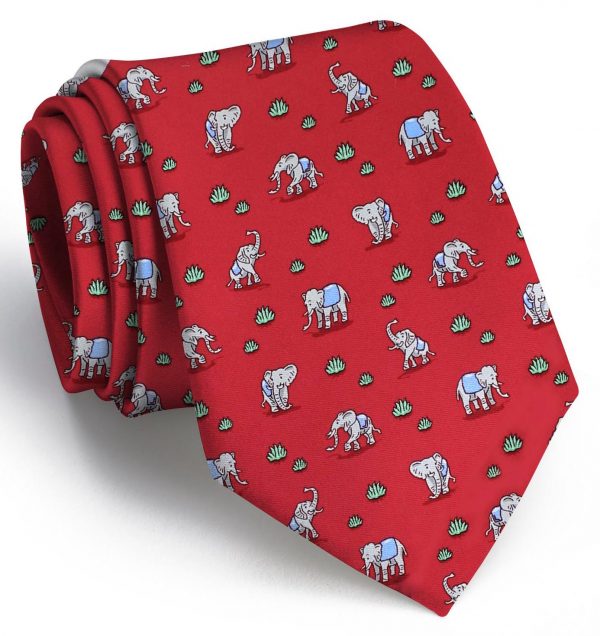 Elephant Club Med: Tie - Red