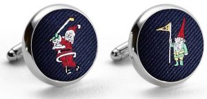 Pedigree Swingin’ Santa: Cufflinks - Navy