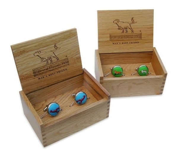 Out Foxed: Cufflinks - Lime