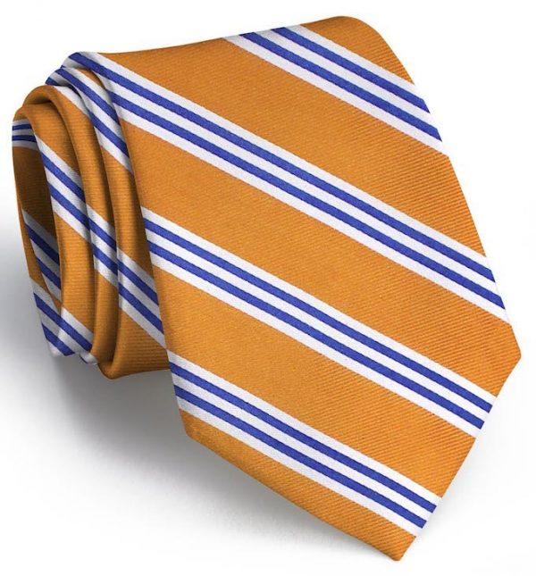 On Air Stripe: Tie - Orange/Blue