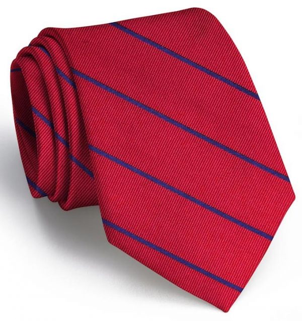 Sheffield Stripe: Tie - Red/Blue