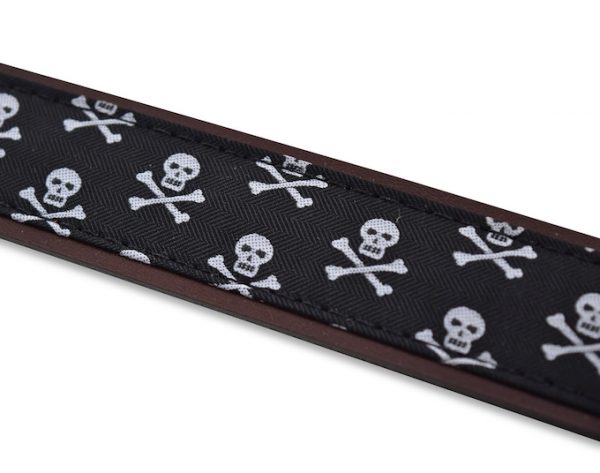 Skull & Crossbones: Pedigree English Woven Belt - Black