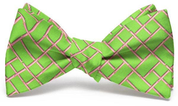 Bamboo Latice: Bow - Lime