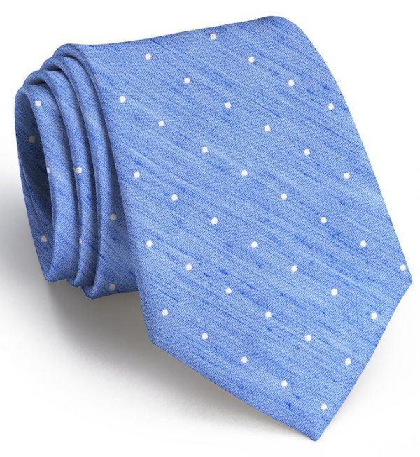 Connect the Dots: Tie - Blue/White