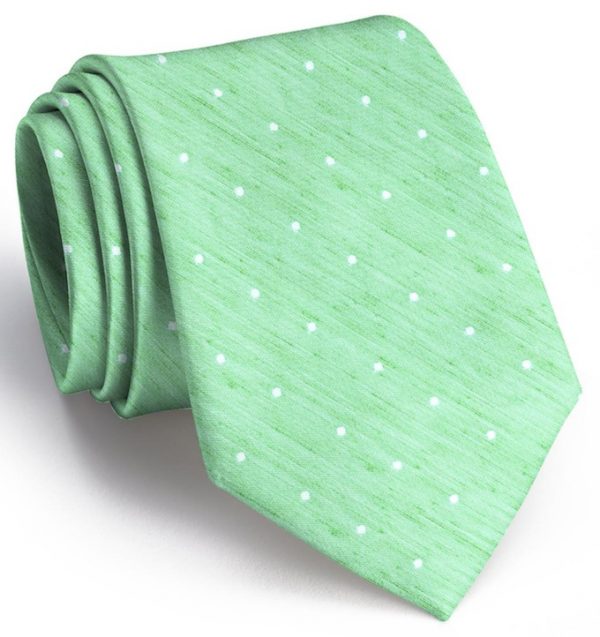 Connect the Dots: Tie - Mint/White