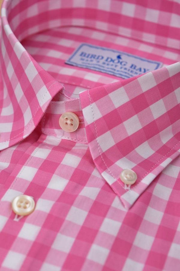 McGovern: Woven Cotton Shirt - Pink