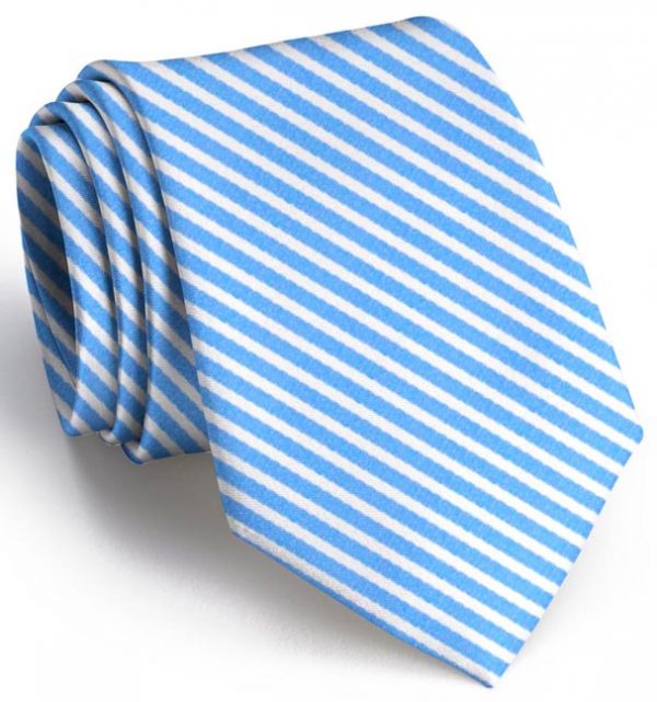 Chapman Stripe: Tie - Light Blue
