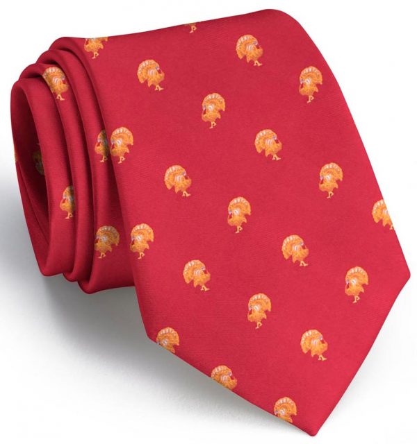 Turkey Club Tie: Tie - Red