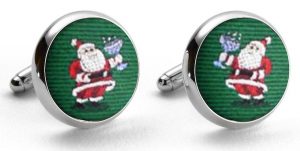 Cocktail Kringle: Cufflinks - Green