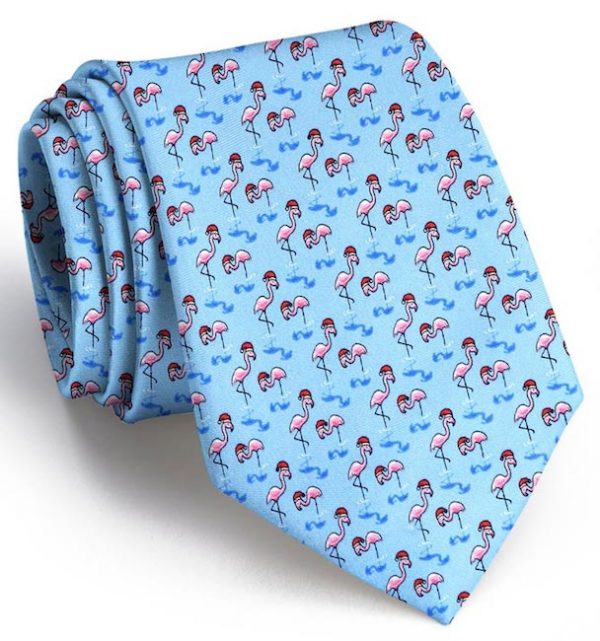 Snow Birds: Tie - Blue