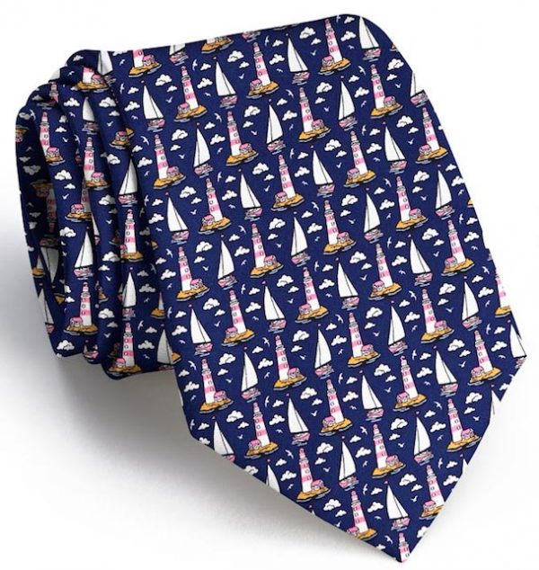 Welcome Ashore: Tie - Navy
