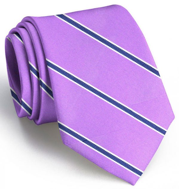Boardroom Stripe: Tie - Violet