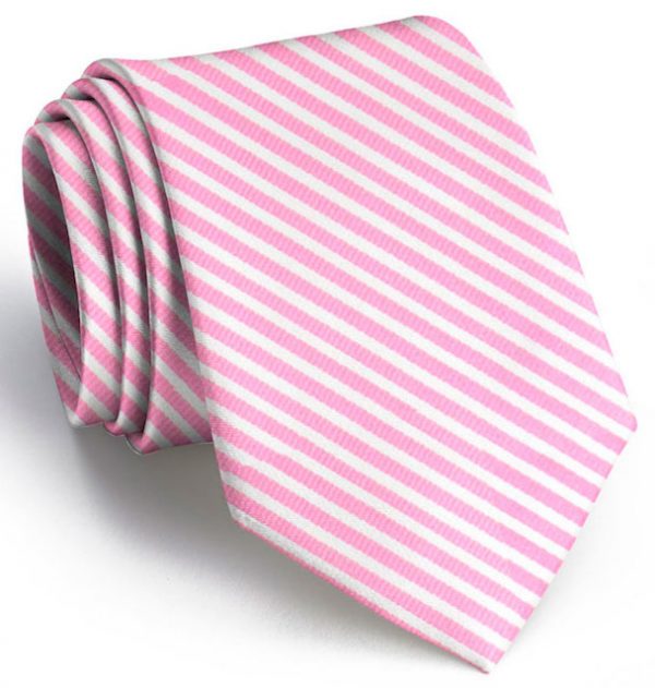 Chapman Stripe: Tie - Pink