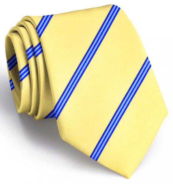 Railroad Stripe: Tie - Yellow
