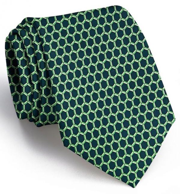 Honeycomb: Tie - Green