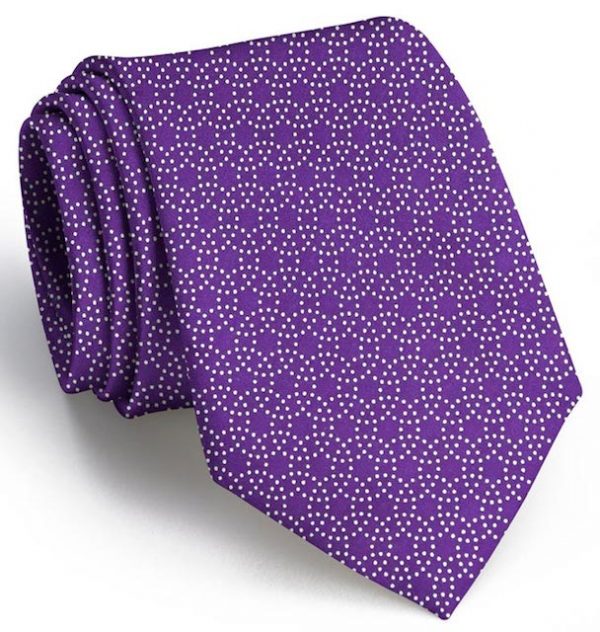 Puddle Dots: Tie - Purple