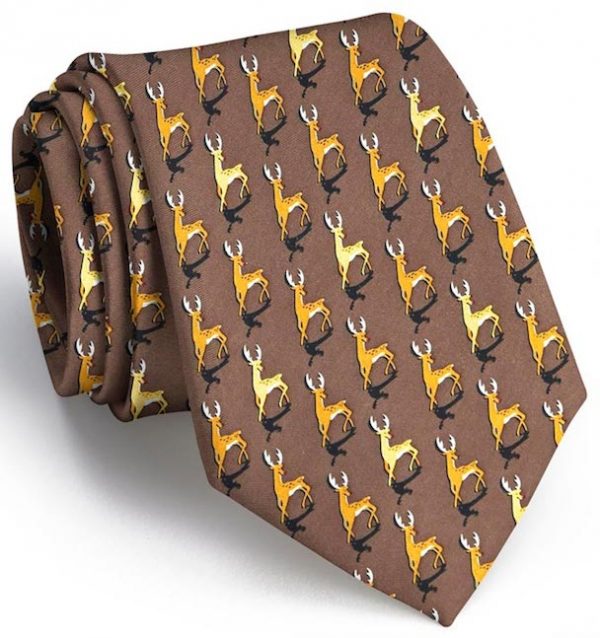 Stags: Tie - Brown
