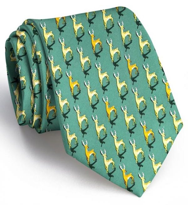 Stags: Tie - Green