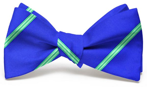 Railroad Stripe: Bow - Mid Blue