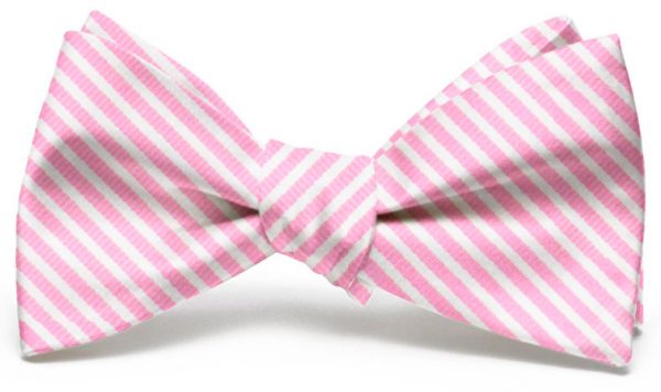 Chapman Stripe: Bow - Pink