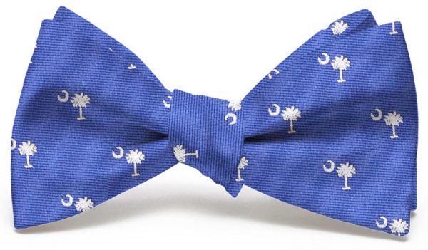 Palmetto Club Tie: Bow - Blue