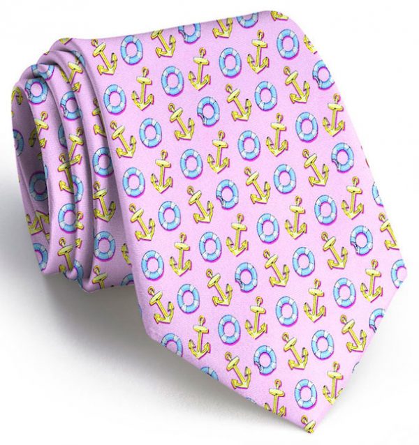 Anchors Aweigh: Tie - Pink