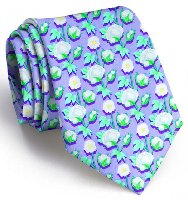 Cotton Boll: Tie - Violet